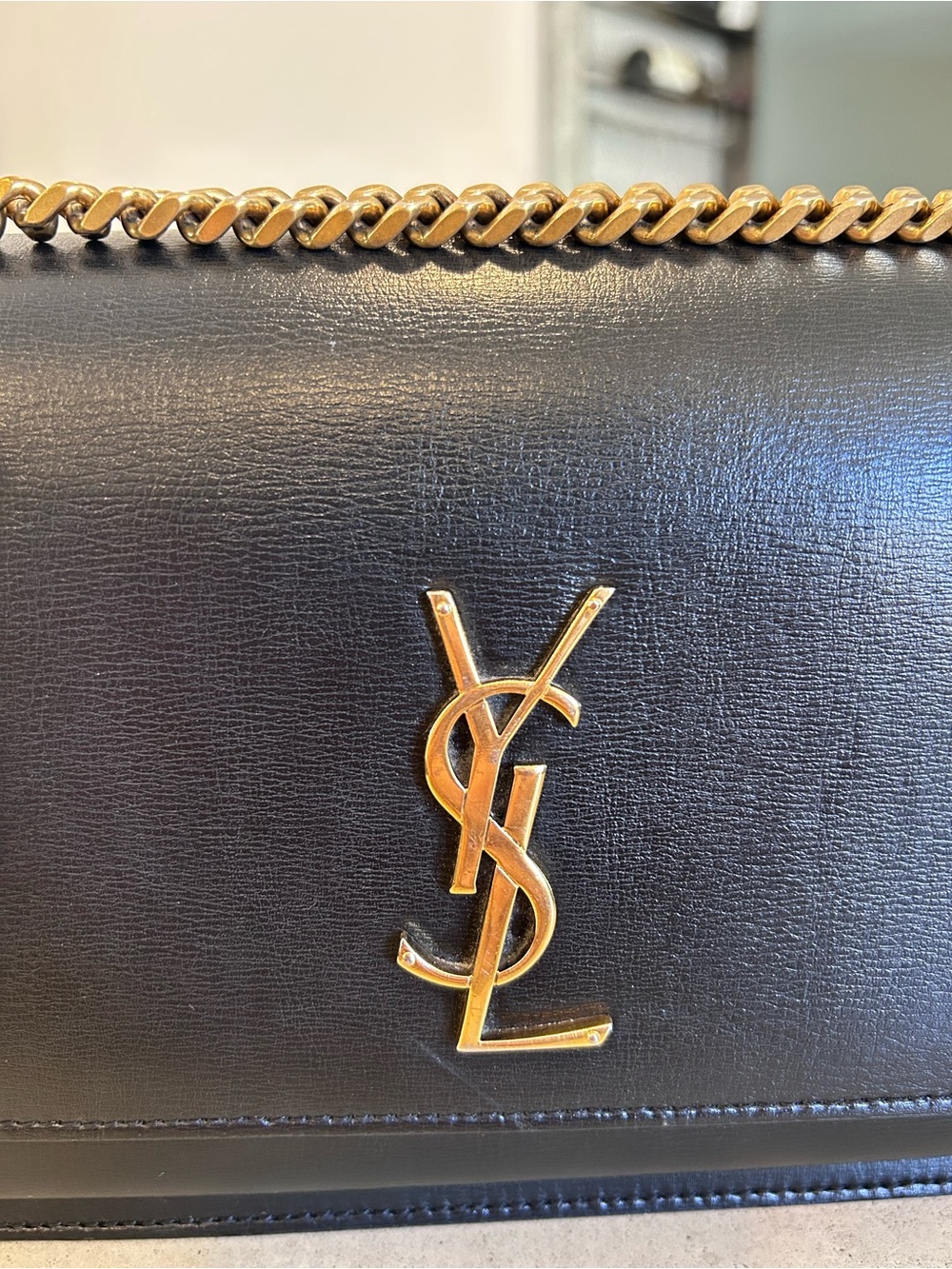Saint Laurent Black Sunset Medium With Smooth Leather and gold hardware - Picture 8 of 11